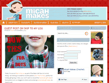 Tablet Screenshot of micahmakes.com